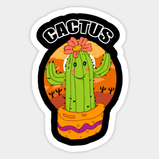 cute cactus Sticker